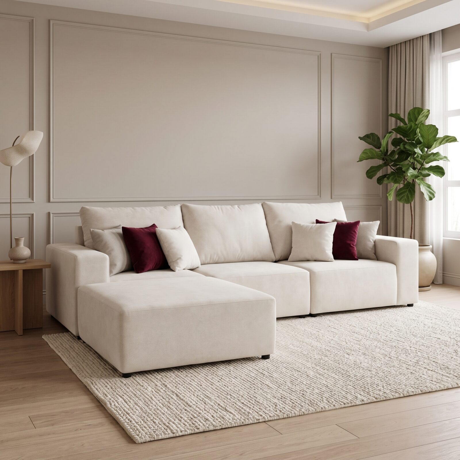 Sectional_sofa_in_living_room_2K_20261015205702 كنبة ركنية ٣*٢ متر -يافا